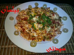 بيض بالطماطم..