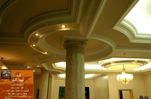 ديكورات جبسية فاخرة فخمة للقصور 2014