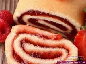 طريقة عمل سويسرول  محشو بالمربى