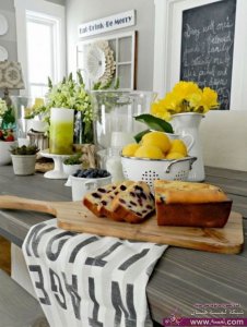 تصميم رائع مطبخ الربيع