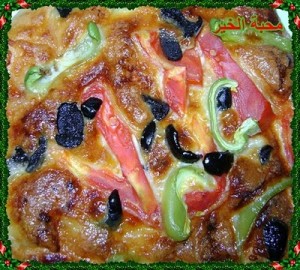 بيتزا رااااااائعة بطعمهاااا