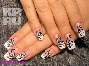 احدث صيحات ورسومات طلاء الاظافرتشكيله منوعه 2014