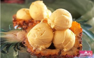 طريقة عمل ايس كريم الأناناس