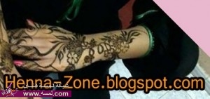 نقش حنا بسيطة و انيقة و راقية