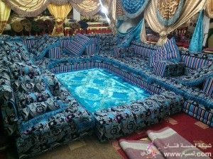 مجالس عربية بتصاميم وألوان رائعة من الراجحي للمفروشات صنعاء اليمن