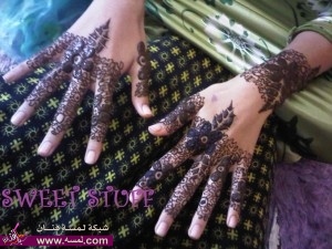 اجمل نقوش  حناء لليد والقدم يهبل 2014للعروسة