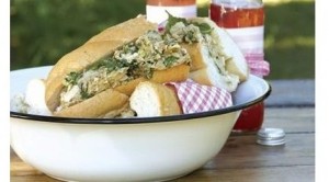 ساندويش الدجاج بالكزبره