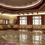 مجالس ابيض وذهبي وبرتقالي وبني بارضيات رخامية وجبسيات فخمة 2014