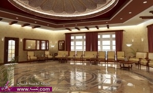 مجالس ابيض وذهبي وبرتقالي وبني بارضيات رخامية وجبسيات فخمة 2014