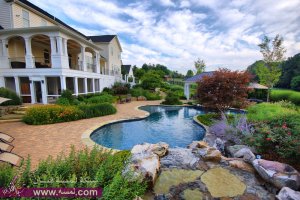 حدائق للفلل والقصور مع الأضاءة بين الأشجار 2014