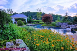 صور لحدائق المنزل مناظر مريحة وهادئة 2014