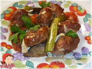 كفتة بالخضر و الزعتر في الفرن