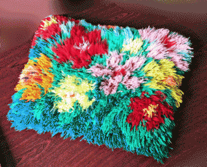 اعمال يدويه 2014 , اشغال يدويه 2014 , طريقة عمل سجاده من الصوف