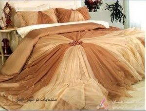 مفارش للعرائس  – مفارش تركية 2015 – مفارش غرف نوم للعرسان  ديكورات جديدة  2014