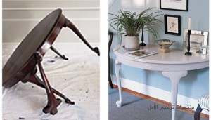 تغير الأثاث القديم بلمسات فنية رائعه وديكور حديث 2014