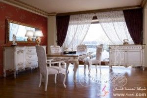 أجمل نماذج الكلاسيكية غرفة الطعام 2014_2015 فخامة واناقه