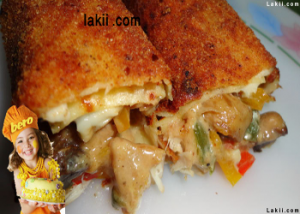 كريب بحشوه الدجاج 2