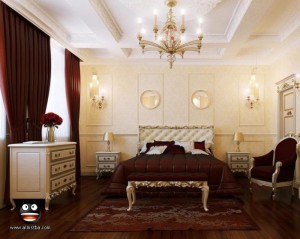 غرف نوم بالوان هادئة تبعث الراحه2014