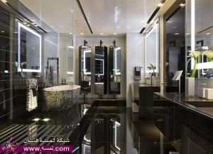 حمامات عصرية مودرن 2014  حمامات اخر موديل للفلل