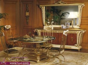 ديكورات لافخم غرف طعام 2014 احدث ديكورات 2015  اجمل غرف طعام