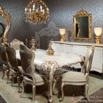 أجمل نماذج الكلاسيكية غرفة الطعام 2014_2015 فخامة واناقه