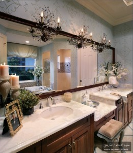 أفكار ولمسات بسيطة .. والنتيجة حمامات فاخرة