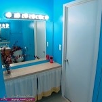 احدث صور وإشكال لديكورات دهانات الحوائط باللون الأزرق