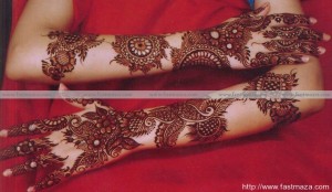 ابداع النقوش الحناء الهندية للعروس والمناسبات 2014