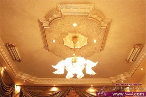 صور ديكورات جبس مغربي 2014 – ديكورات اشكال مميزة لأسقف جبس 2015