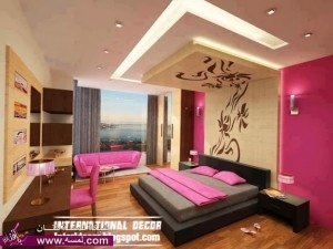 اجمل تصميمات اسقف جبس و اسقف معلقة مودرن 2014