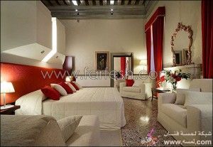 اروع واحدث الديكورات، فاليوم نقدم لكم ديكورات رائعة يسحرها اللون الابيض والاحمر2014