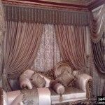 أروع ستائر لغرف الأستقبال2014