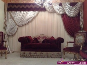 صور ديكور ستائر غرف صالون2014، ديكور ستائر غرف نوم2015
