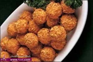 كرات المكرونة بالبشاميل  سحور رمضان  مقبلات رمضان 2014