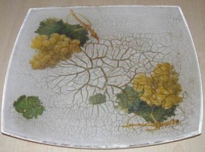 عمل لوحة فنية من الزجاج طريقة الرسم على الزجاج2014