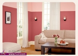 دهانات المنازل امتزاج دهان الحوائط  ديكور جدران البيت