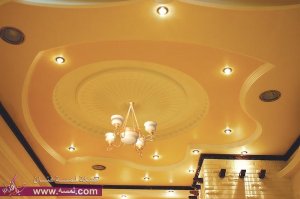 صور ديكورات جبسيه للاسقف الفاخر للاسقف و الجدران 2014 ـ Decorations Gibbs new