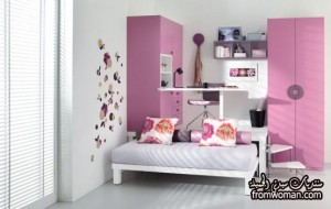 دهانات لغرف نوم بناتي روعه 2014