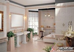 ديكورات جبس للحمامات رائعه  2014