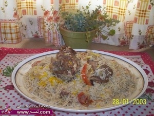 الرز البرياني