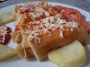 الكريب بالدجاج بالخطوات2014