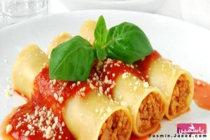 طريقة عمل كانيلوني باللحم المفروم والكريمة