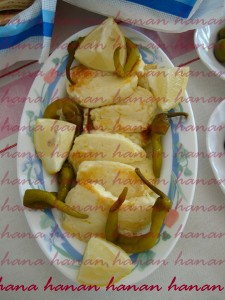 وصفات الفطور  جبنة حلوم مشويه