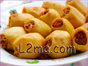 بطاطس محشيه باللحمه المفرومه