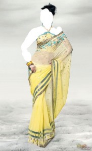 السارى الهندى اجمل الوان السارى الهندى2014