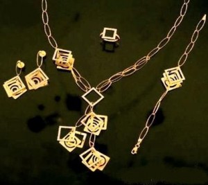 اطقم ذهب جنان 2014 – اروع طقوم الذهب لازوردي 2015