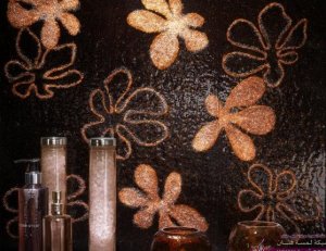 ديكورات الحمامات بجدران مميزة  اناقة حمامك