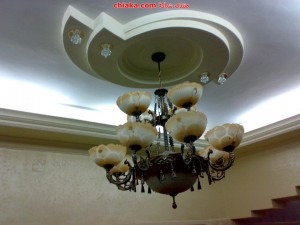 اجمل الجبسيات المعلقة والوان رومانسية بلمسة فنية مبدعه2014