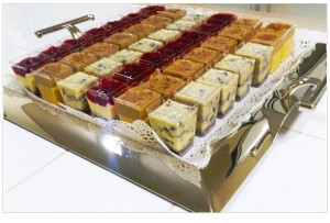 لمجموعة انواع مختلفة من حلويات الكاسات المتميزة2014