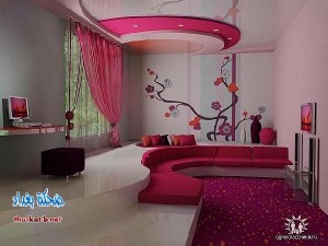 ديكورات غرفة الجلوس أفكار التزيين الحديثة2014